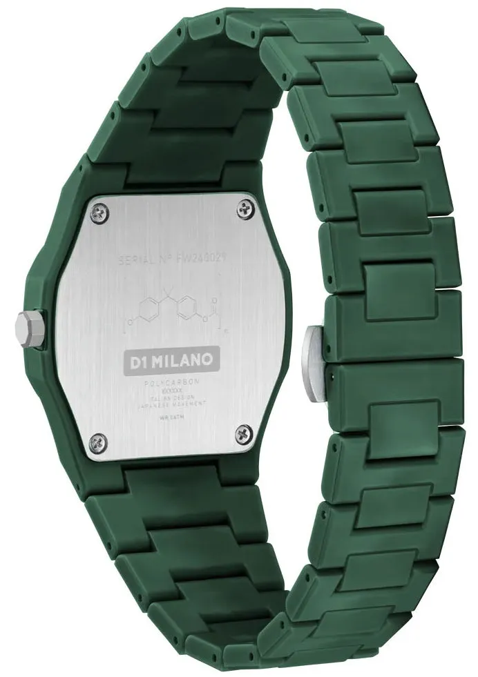 D1 Milano Polycarbon Green 01 Watch sold by C.W. Sellors product image thumbnail 3