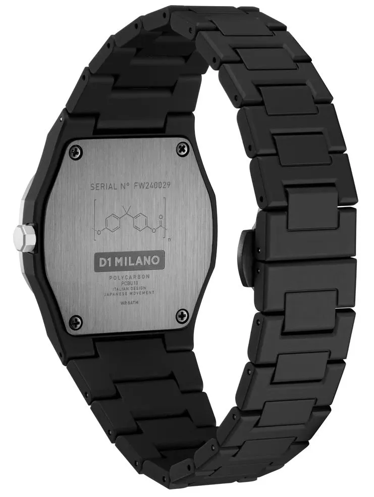 D1 Milano Polycarbon Gun Mesh Watch sold by C.W. Sellors product image thumbnail 3