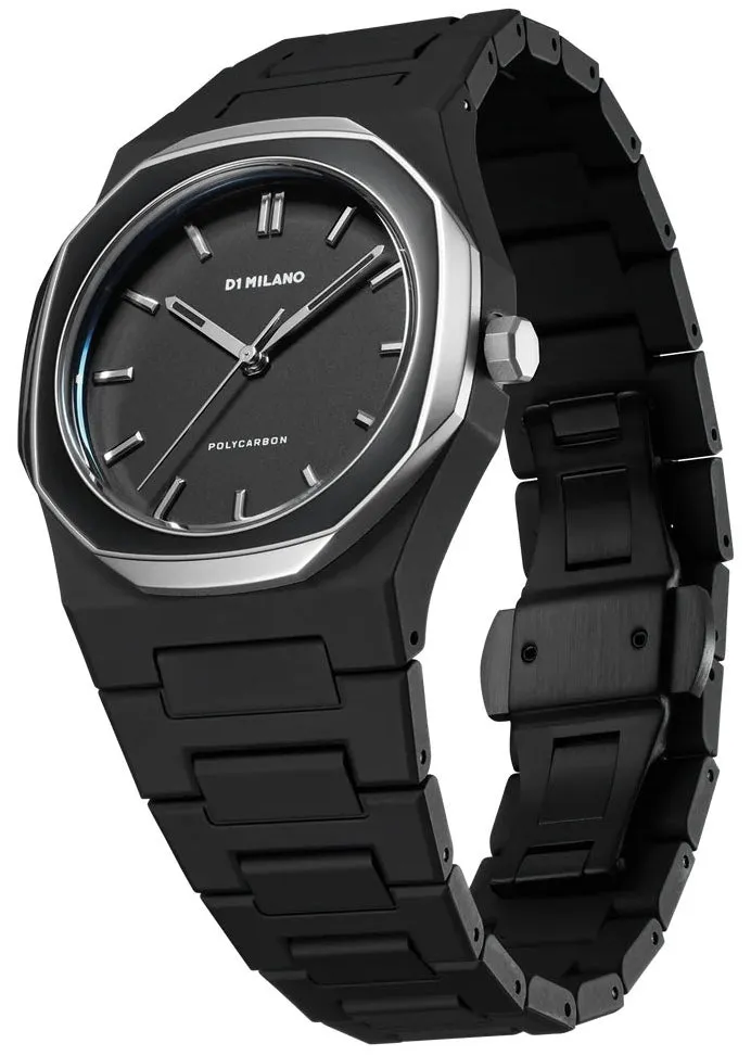 D1 Milano Polycarbon Gun Mesh Watch sold by C.W. Sellors product image thumbnail 2