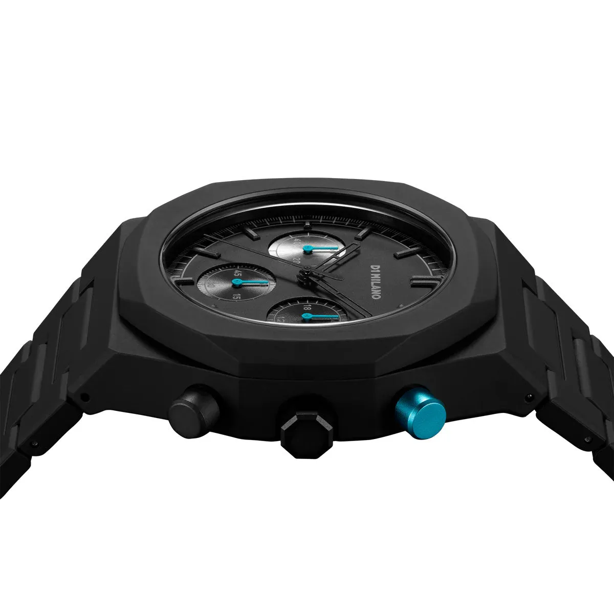 D1 Milano Polychrono Characoal Black Watch sold by C.W. Sellors product image thumbnail 4