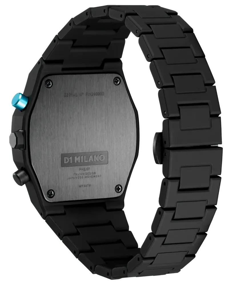 D1 Milano Polychrono Characoal Black Watch sold by C.W. Sellors product image thumbnail 3