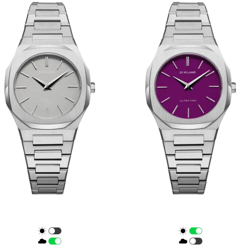 D1 Milano Ultra Thin Solar Sync Watch sold by C.W. Sellors