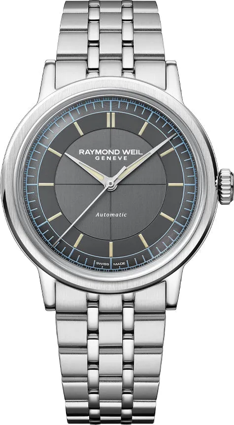 Raymond Weil Millesime Anthracite 39mm Watch sold by C.W. Sellors