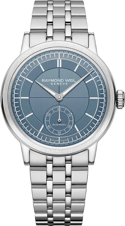 Raymond Weil Millesime Denim Blue 39mm Watch sold by C.W. Sellors