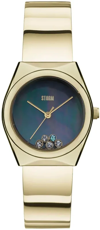 Storm Zinara Gold Black Watch made by Storm