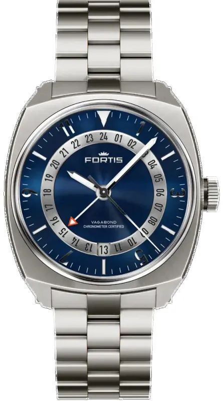 Fortis Vagabond V-40 Blue Dusk Watch sold by C.W. Sellors