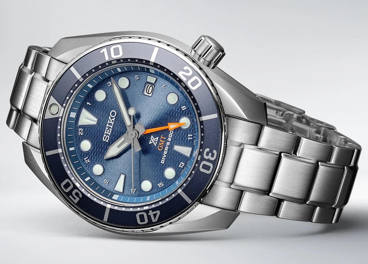 Seiko Ex-Display Watch Prospex Aqua Sumo Solar GMT Diver D sold by C.W. Sellors product image thumbnail 3