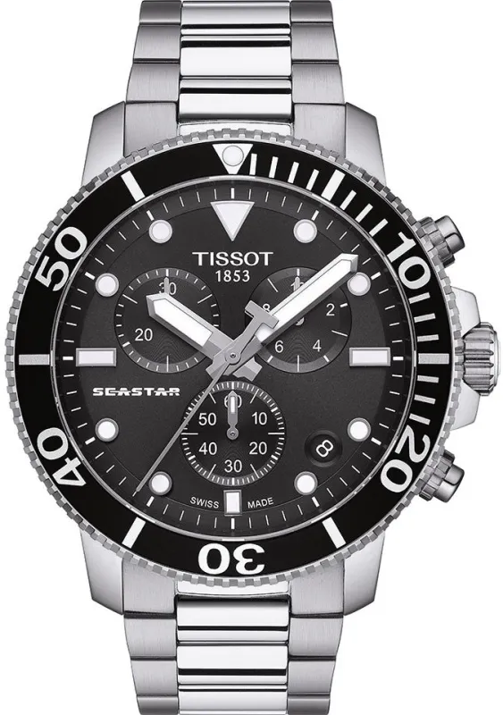Tissot Seastar Ex-Display Watch 1000 Quartz sold by C.W. Sellors