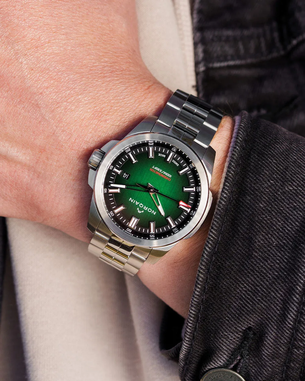 Norqain Ex-Display Independence Green Watch D sold by C.W. Sellors product image thumbnail 3
