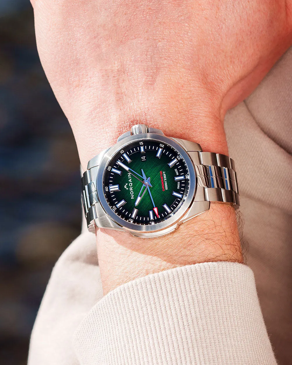 Norqain Ex-Display Independence Green Watch D sold by C.W. Sellors product image thumbnail 2