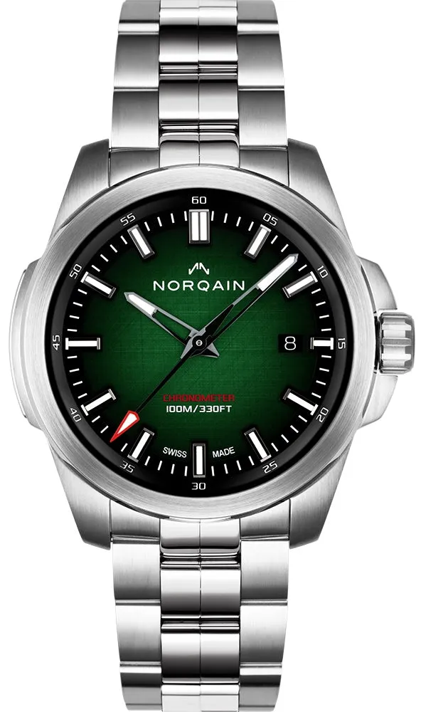 Norqain Ex-Display Independence Green Watch D sold by C.W. Sellors