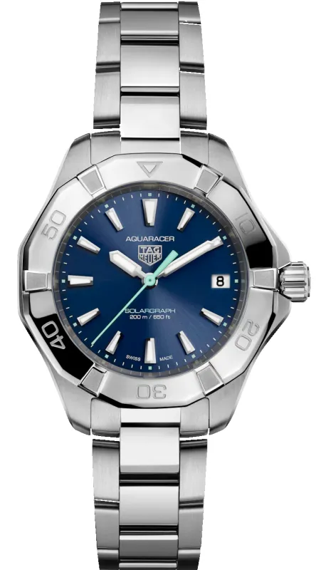 TAG Heuer Ex-Display Watch Aquaracer Professional 200 Solargraph 34 made by C.W. Sellors