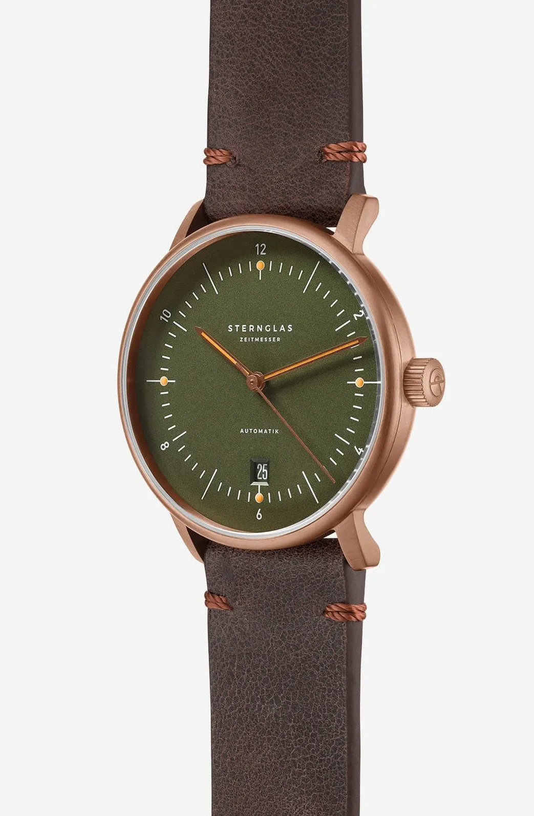 Sternglas Naos Automatik Dark Green Bronze Watch sold by C.W. Sellors product image thumbnail 2