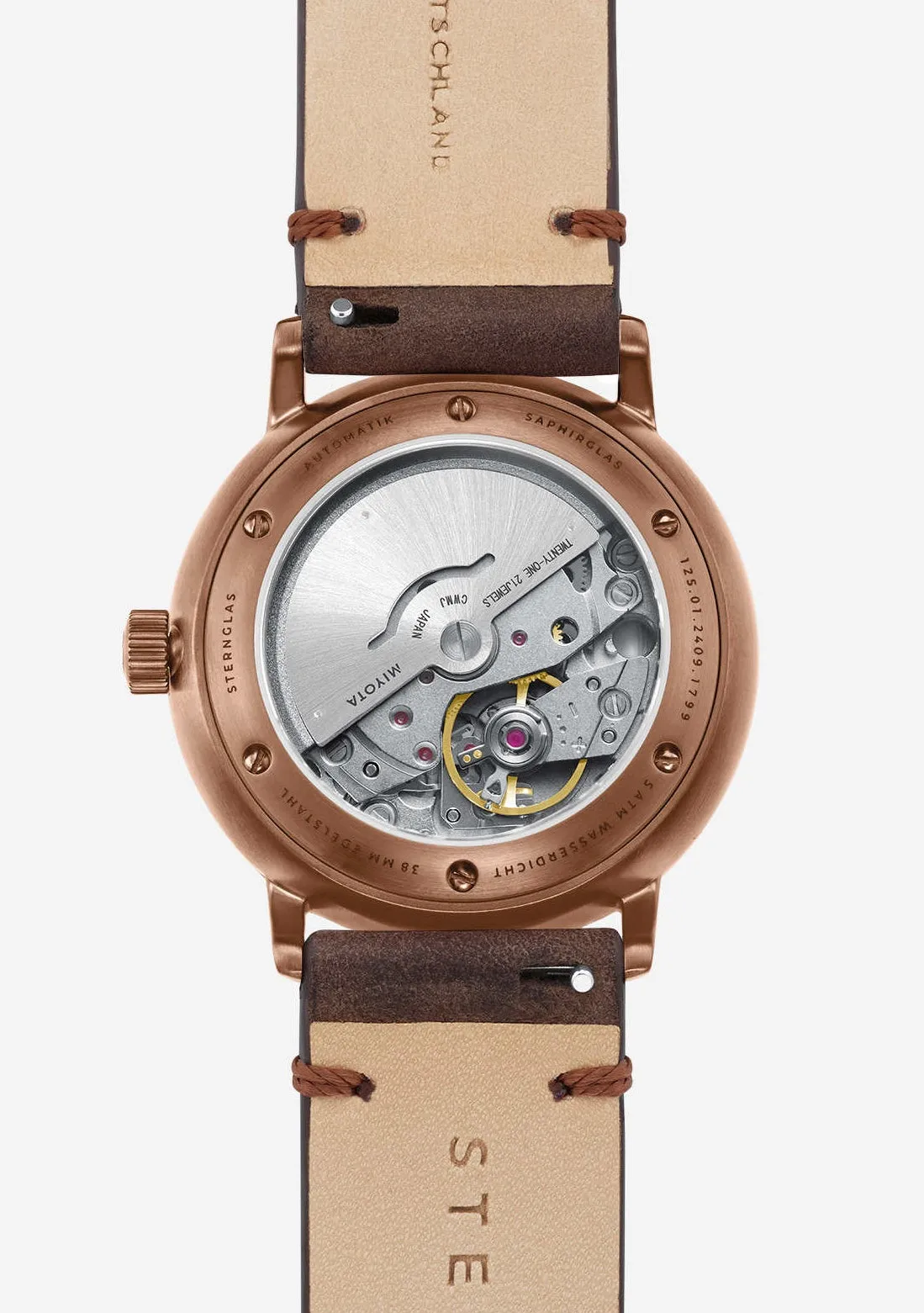 Sternglas Naos Automatik Dark Green Bronze Watch sold by C.W. Sellors product image thumbnail 4