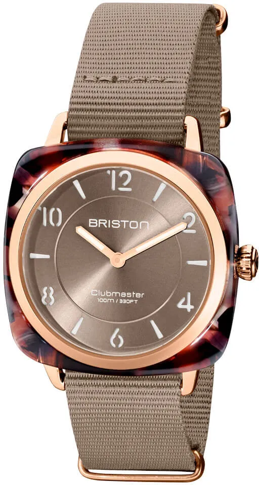 Briston Clubmaster Chic HM Grey Taupe Watch sold by C.W. Sellors