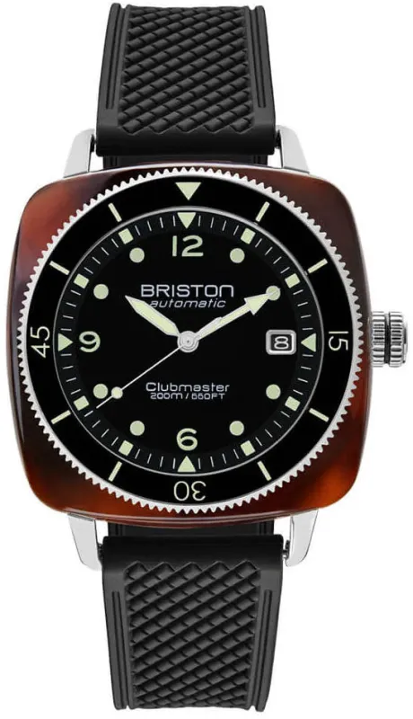 Briston Clubmaster Legend Diver Black Watch sold by C.W. Sellors