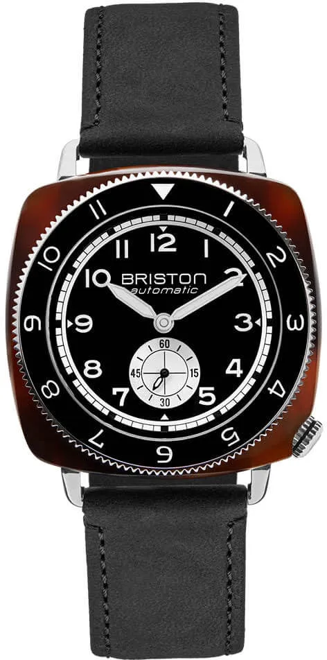 Briston Clubmaster Legend Small Second Black Watch sold by C.W. Sellors