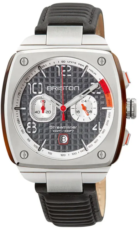 Briston Streamliner Urban Chrono Grey Watch sold by C.W. Sellors