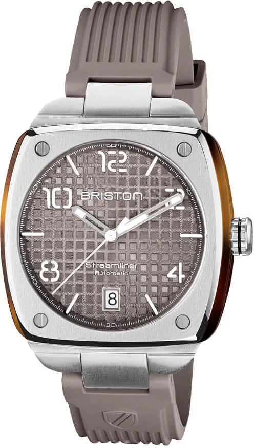Briston Streamliner Urban HMS Auto Grey Taupe Watch sold by C.W. Sellors