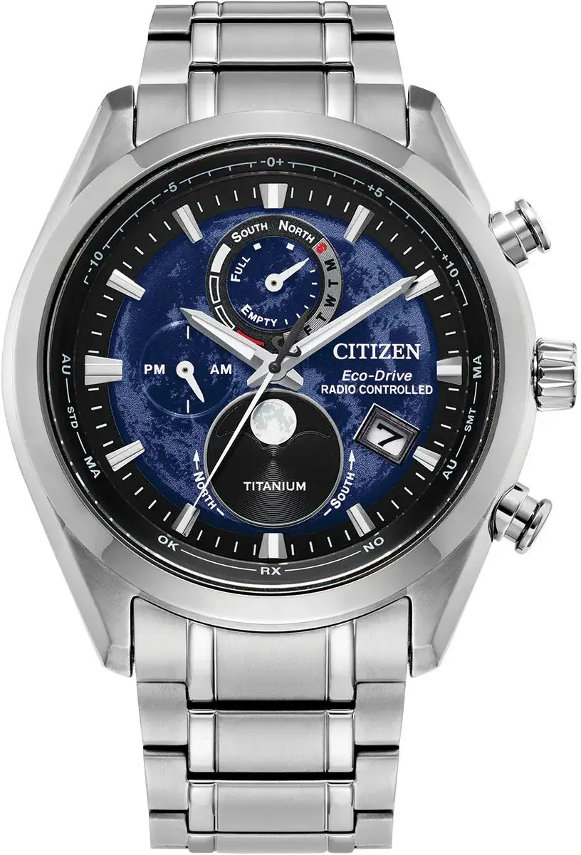 Citizen Tsuki Yomi Radio Controlled Moonphase Watch sold by C.W. Sellors