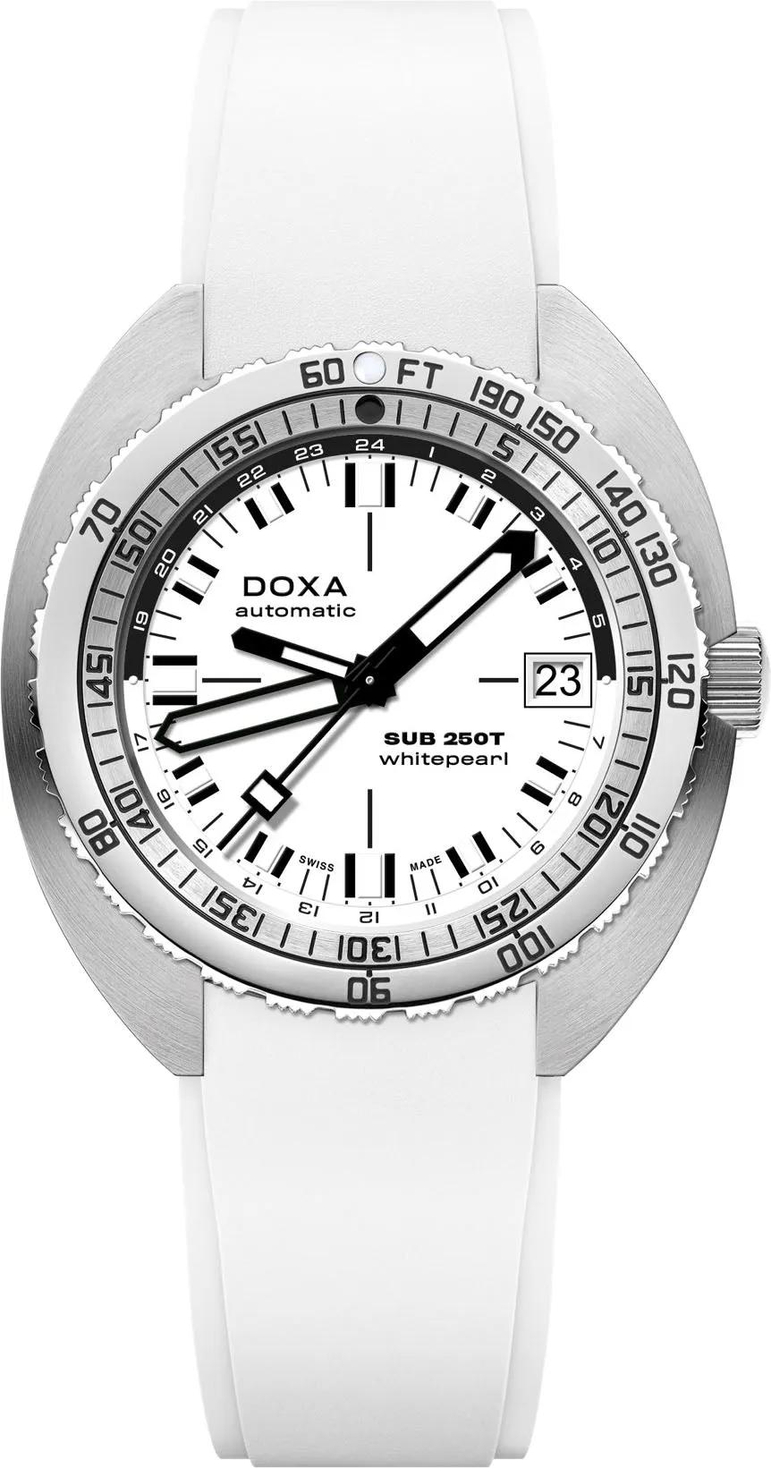Doxa SUB 250T GMT Whitepearl Watch sold by C.W. Sellors