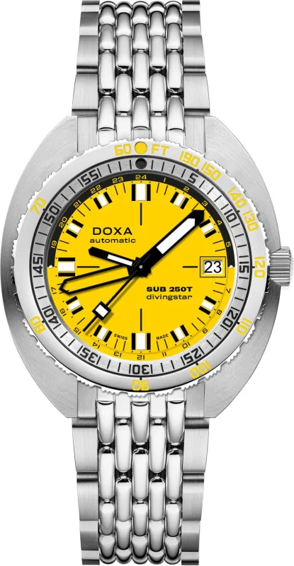 Doxa SUB 250T GMT Divingstar Bracelet Watch sold by C.W. Sellors
