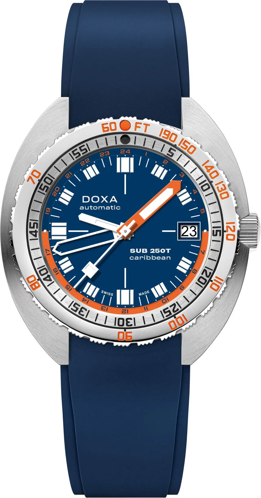 Doxa SUB 250T GMT Caribbean Watch sold by C.W. Sellors