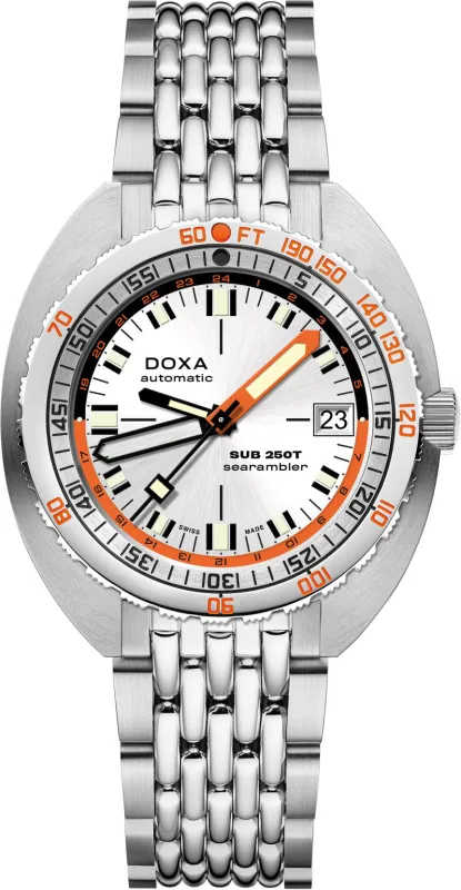 Doxa SUB 250T GMT Searambler Bracelet Watch sold by C.W. Sellors
