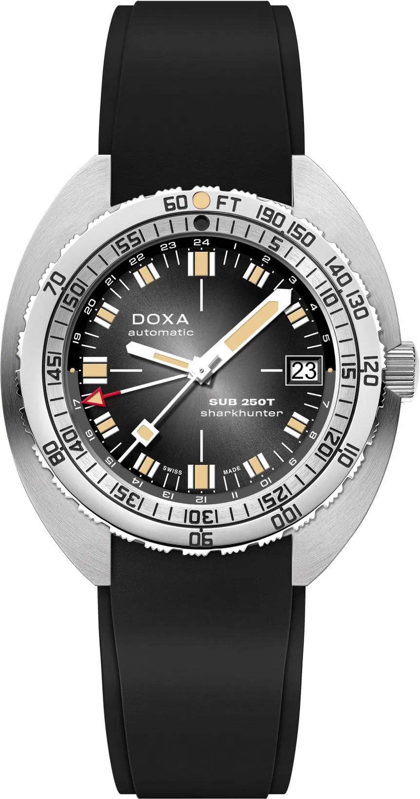 Doxa SUB 250T GMT Sharkhunter Vintage Watch sold by C.W. Sellors