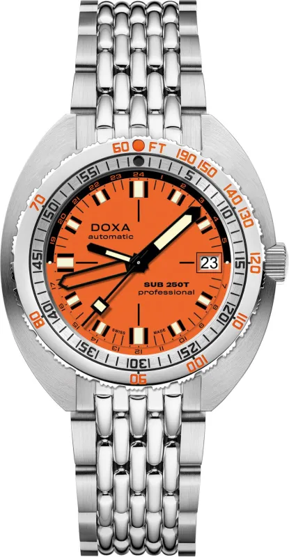 Doxa SUB 250T GMT Professional Bracelet Watch sold by C.W. Sellors
