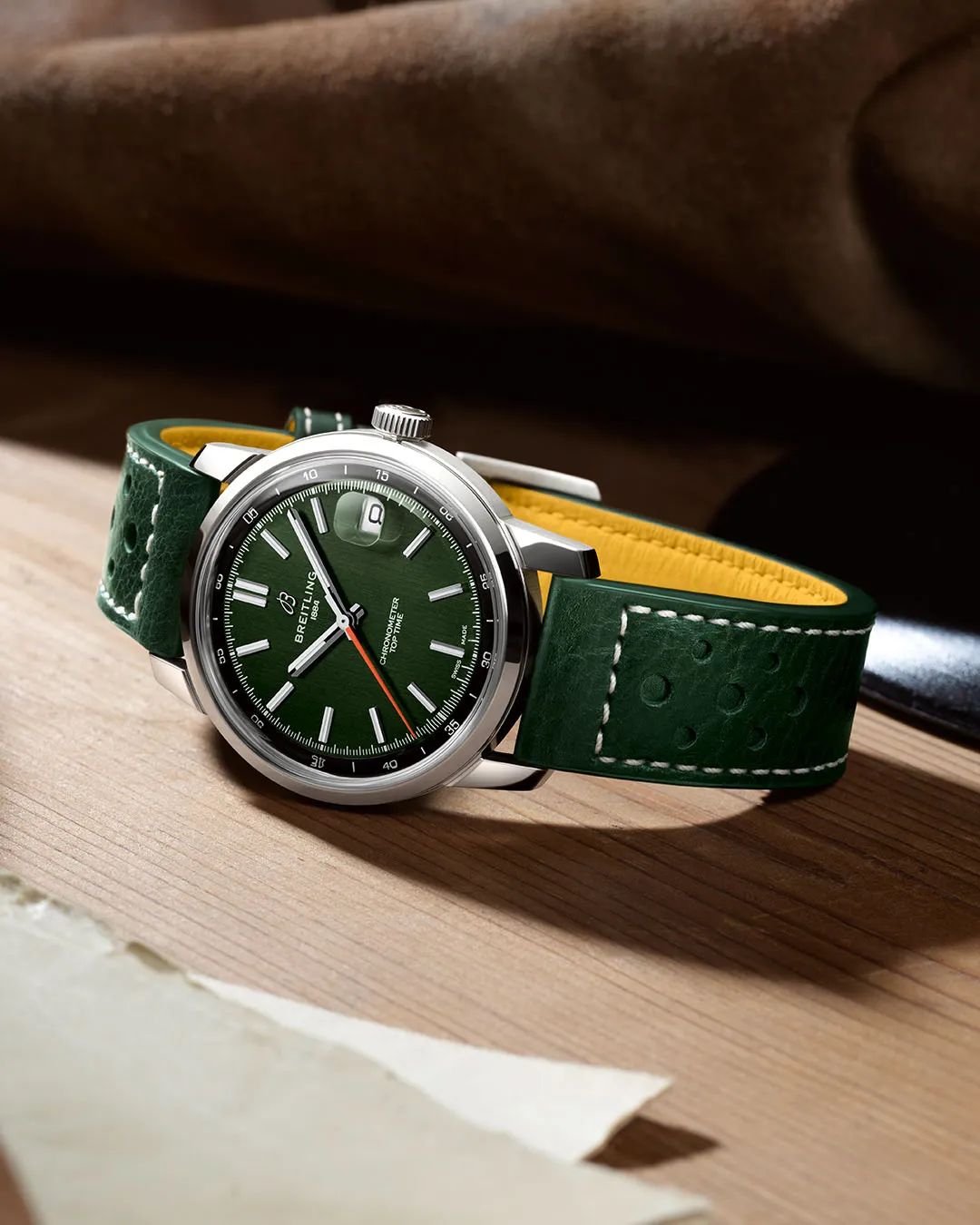 Breitling Top Time B31 Green Watch sold by C.W. Sellors product image thumbnail 3