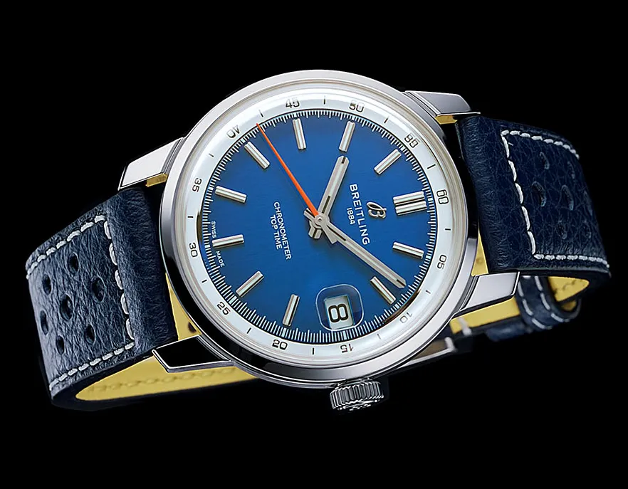 Breitling Top Time B31 Blue Watch sold by C.W. Sellors product image thumbnail 4