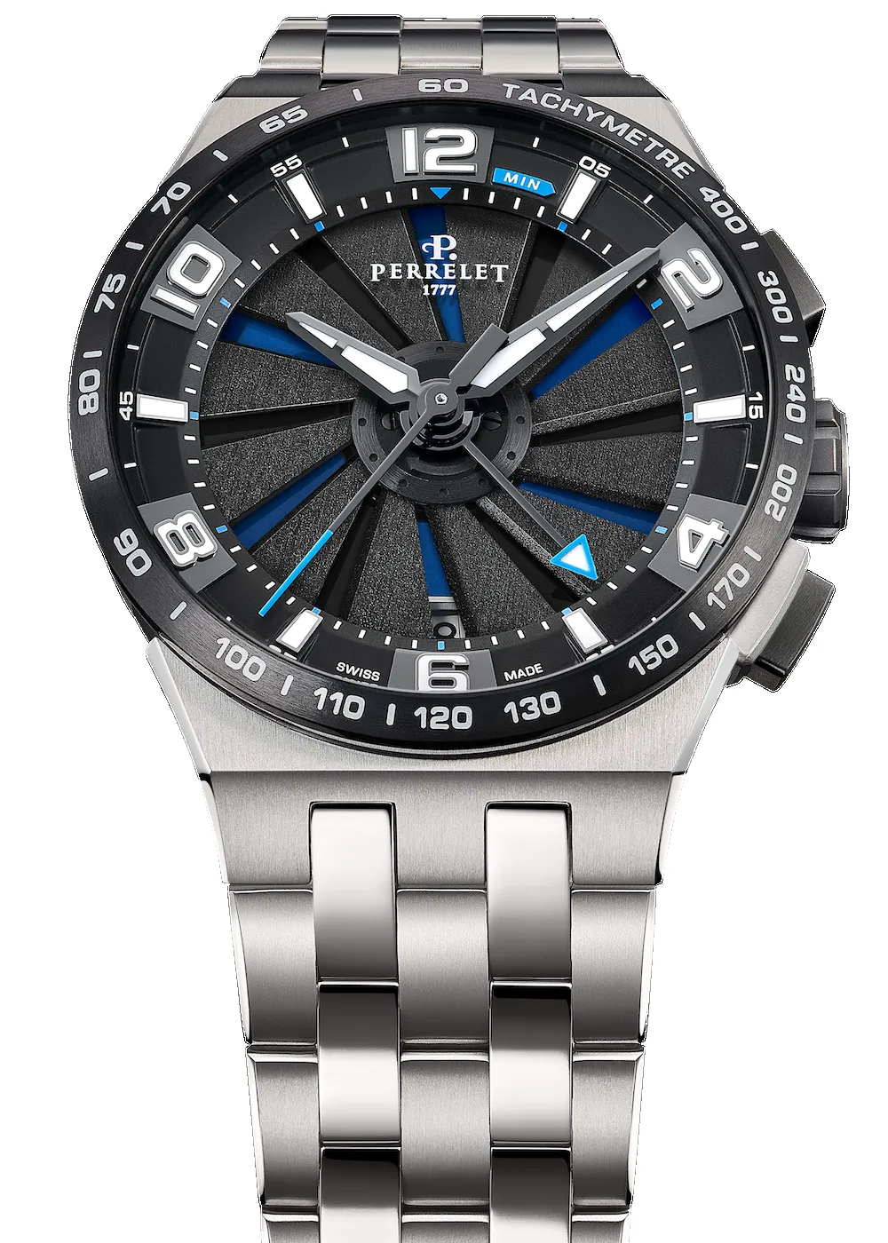 Perrelet Turbine Chrono NEO Blue Watch sold by C.W. Sellors product image thumbnail 4