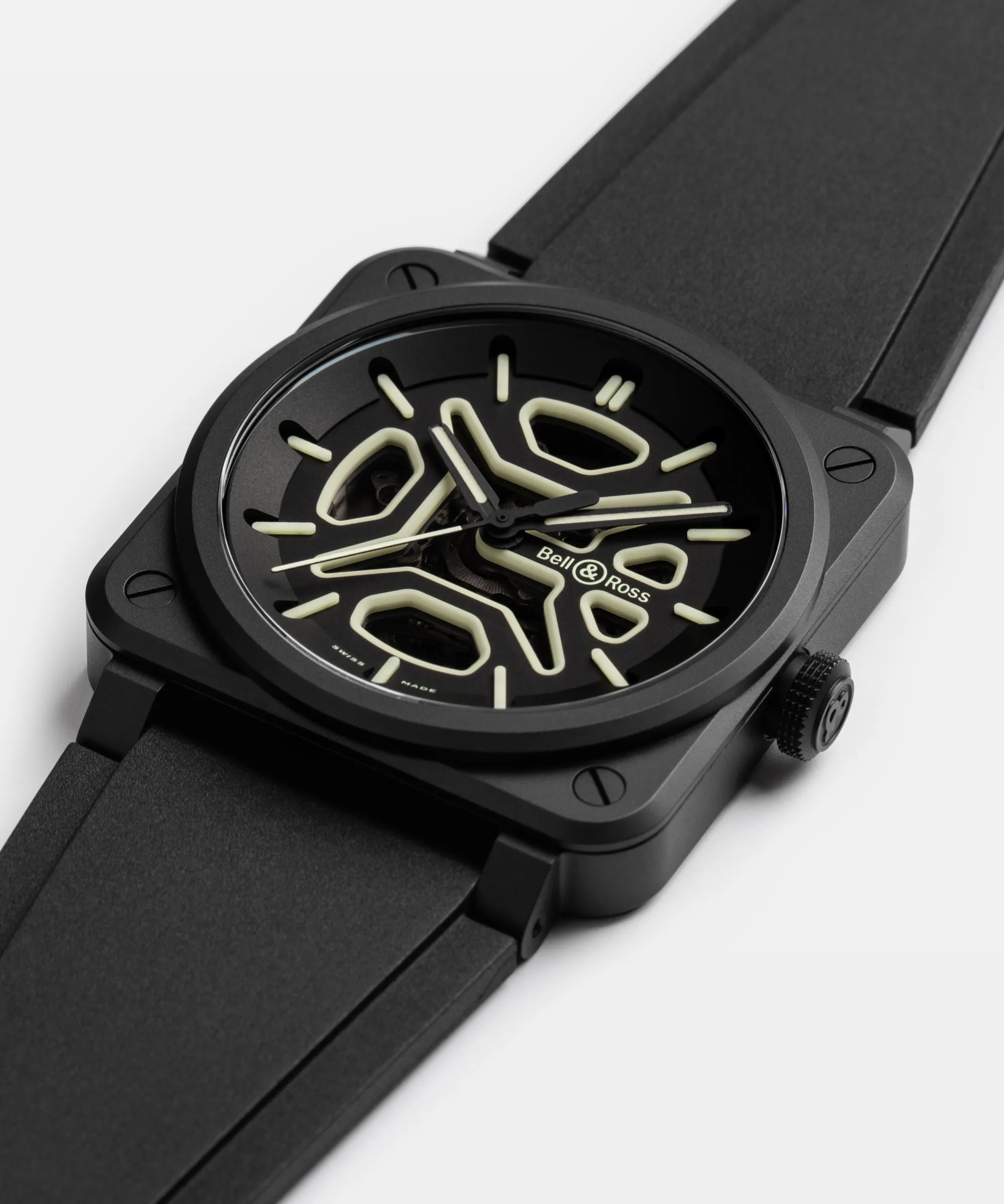 Bell & Ross BR 03 Skeleton Lum Ceramic Watch sold by C.W. Sellors product image thumbnail 5