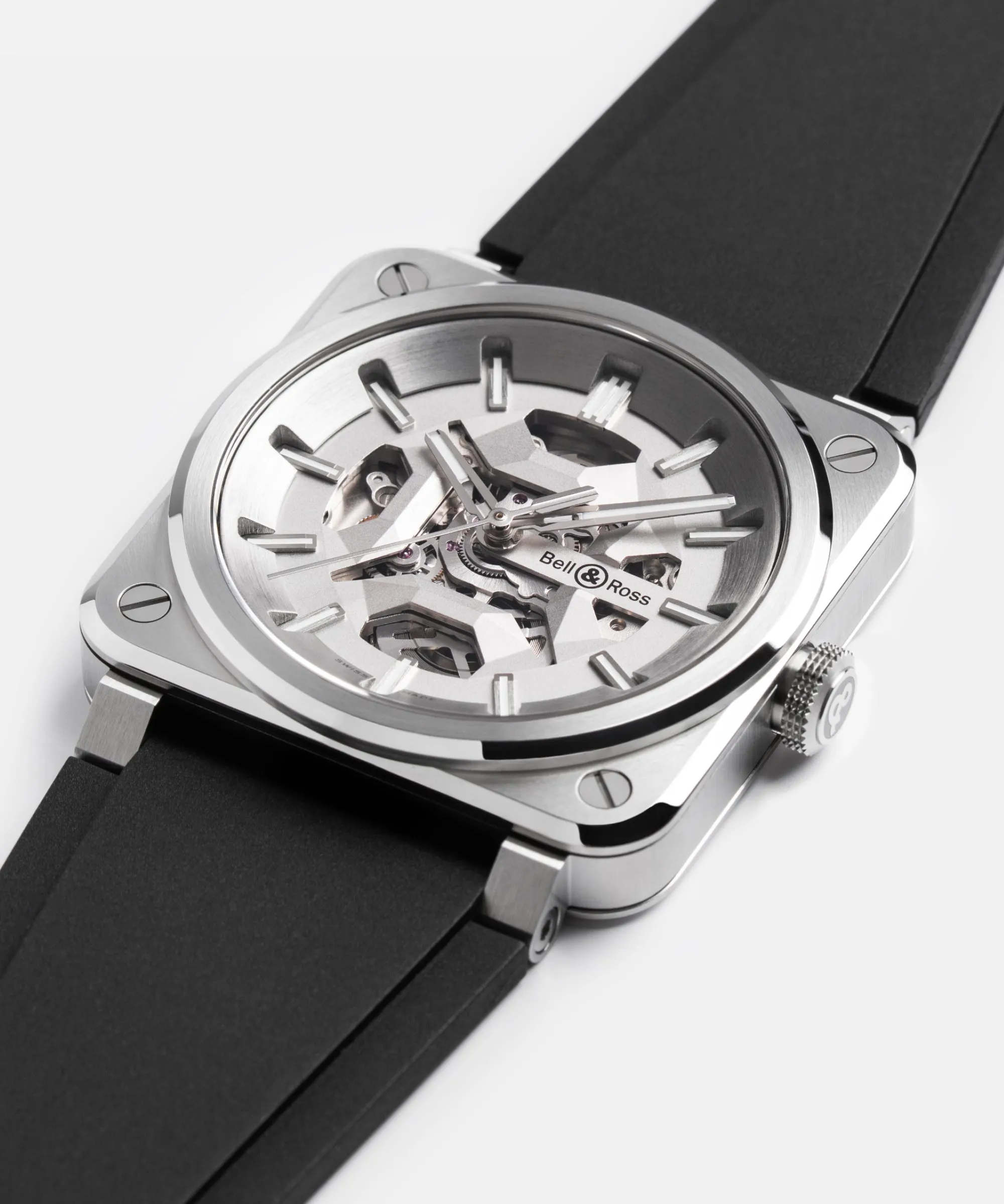 Bell & Ross BR 03 Skeleton Grey Steel Watch sold by C.W. Sellors product image thumbnail 5
