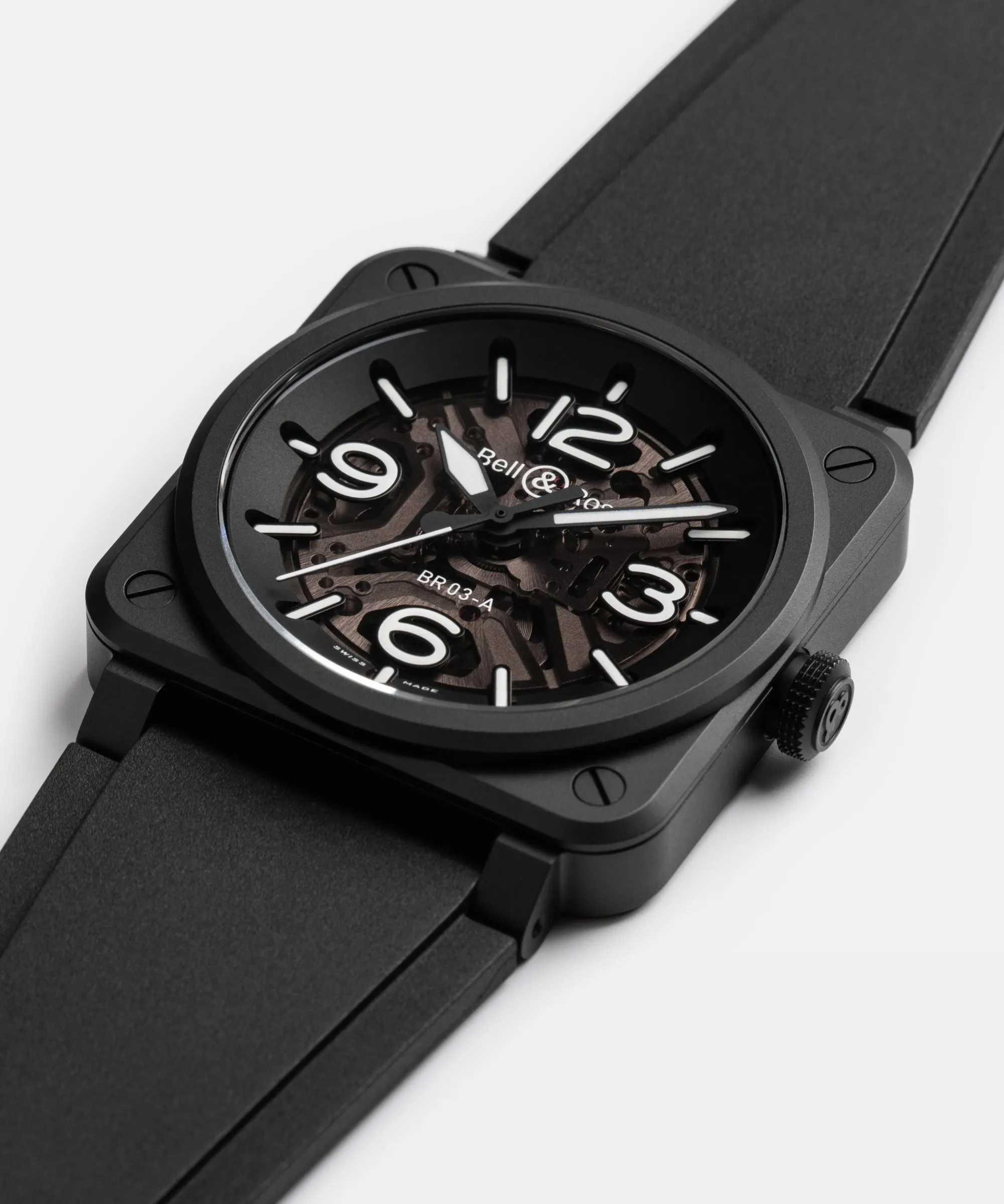 Bell & Ross BR 03 Skeleton Black Ceramic Watch sold by C.W. Sellors product image thumbnail 5