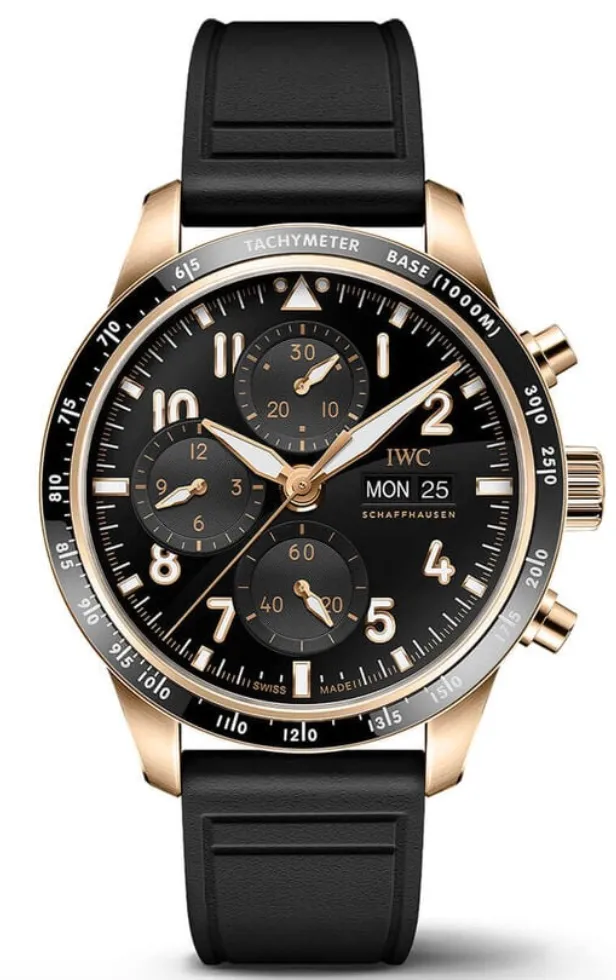 IWC Pilots Performance Chronograph 41mm Black Watch sold by C.W. Sellors