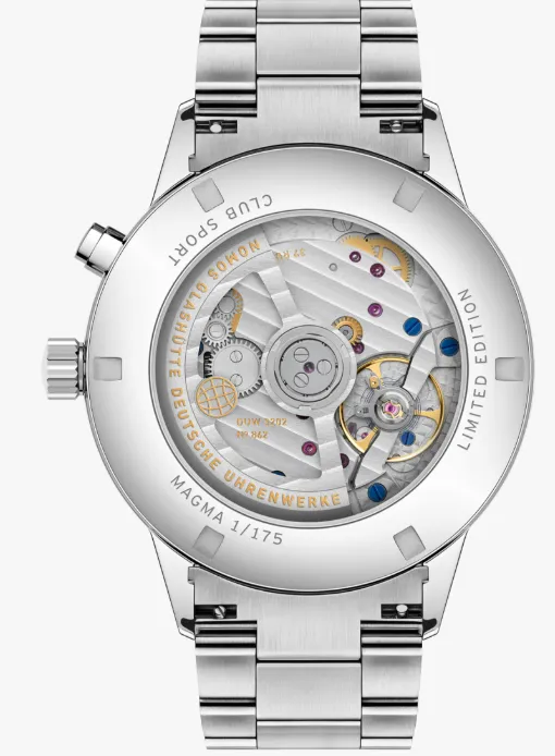 Nomos Glashutte Club Sport Neomatik Worldtimer Magma Sapphire Crystal Watch sold by C.W. Sellors product image thumbnail 2