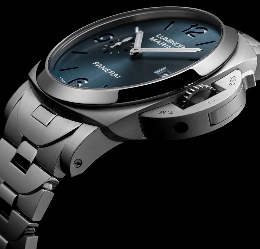 Panerai Luminor Marina 44mm Bracelet Light Blue Watch sold by C.W. Sellors product image thumbnail 4