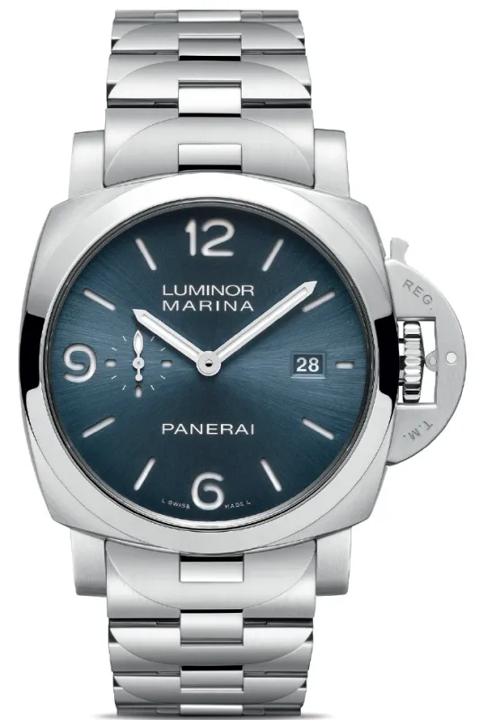 Panerai Luminor Marina 44mm Bracelet Light Blue Watch sold by C.W. Sellors