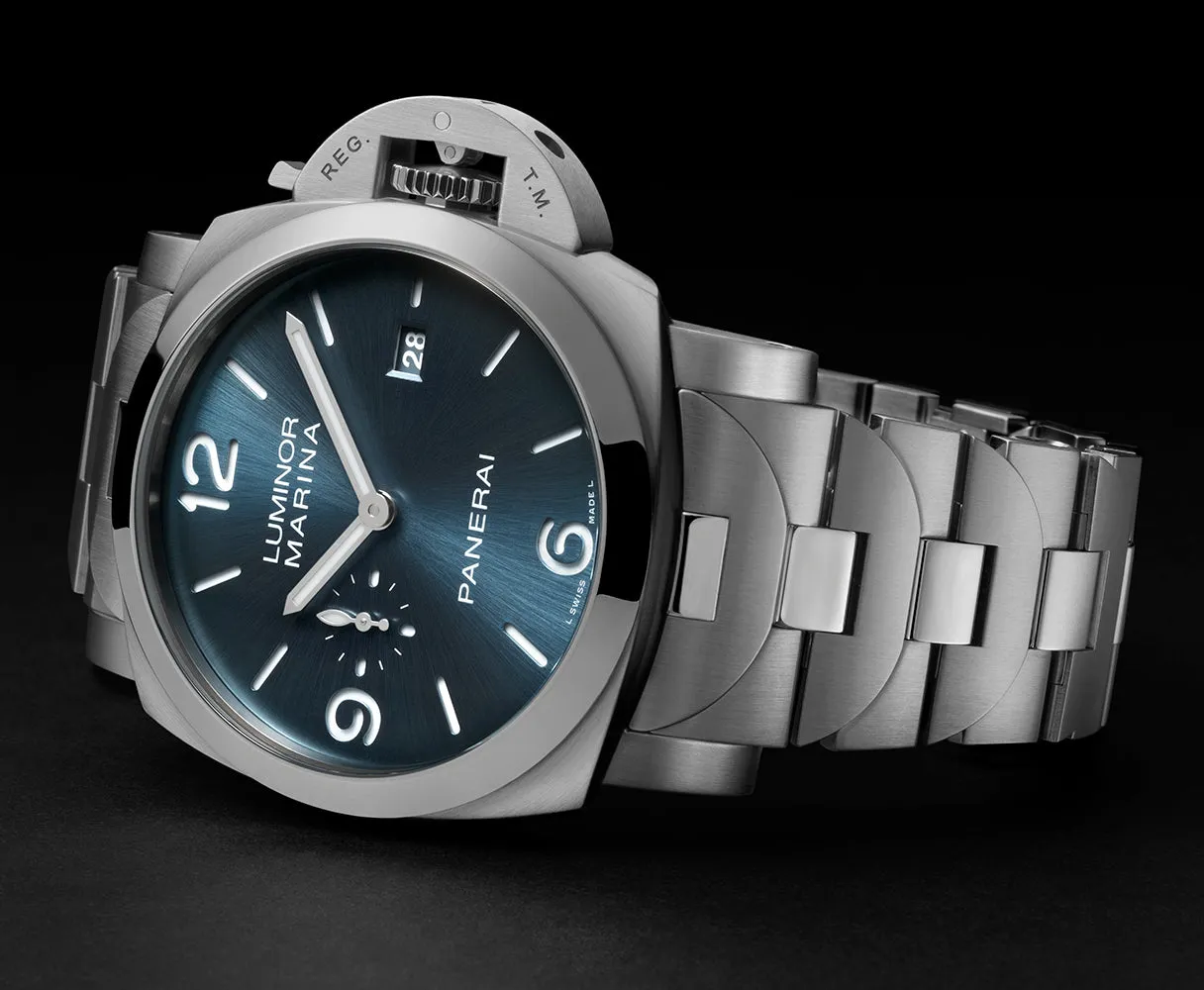 Panerai Luminor Marina 44mm Bracelet Light Blue Watch sold by C.W. Sellors product image thumbnail 5