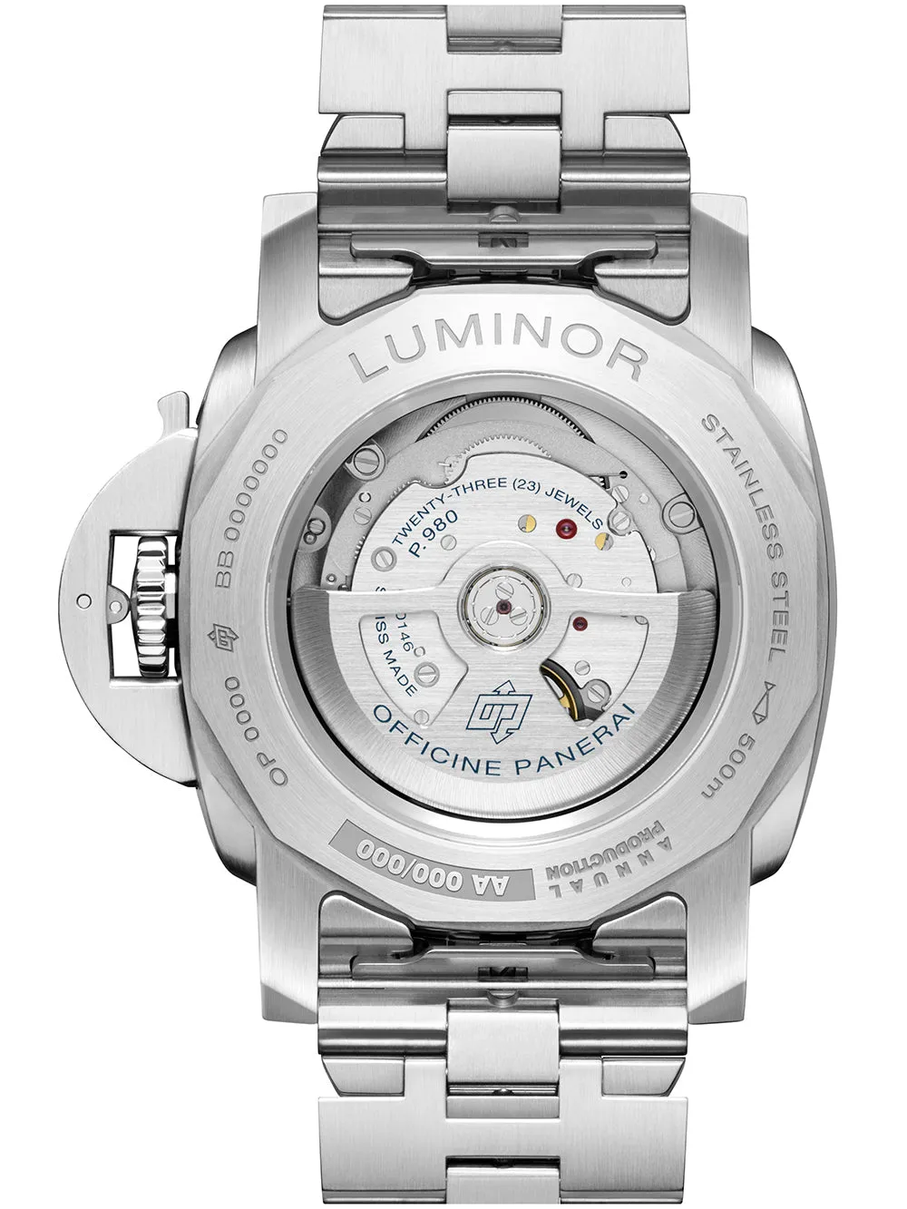 Panerai Luminor Marina 44mm Bracelet Light Blue Watch sold by C.W. Sellors product image thumbnail 2