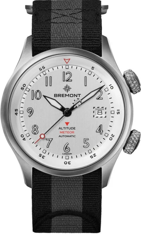 Bremont Altitude MB Meteor Silver Titanium Barrel Nato Watch sold by C.W. Sellors