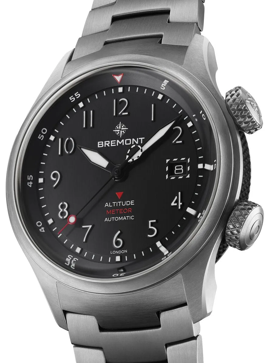 Bremont Altitude MB Meteor Black Titanium Barrel Bracelet Watch sold by C.W. Sellors product image thumbnail 2