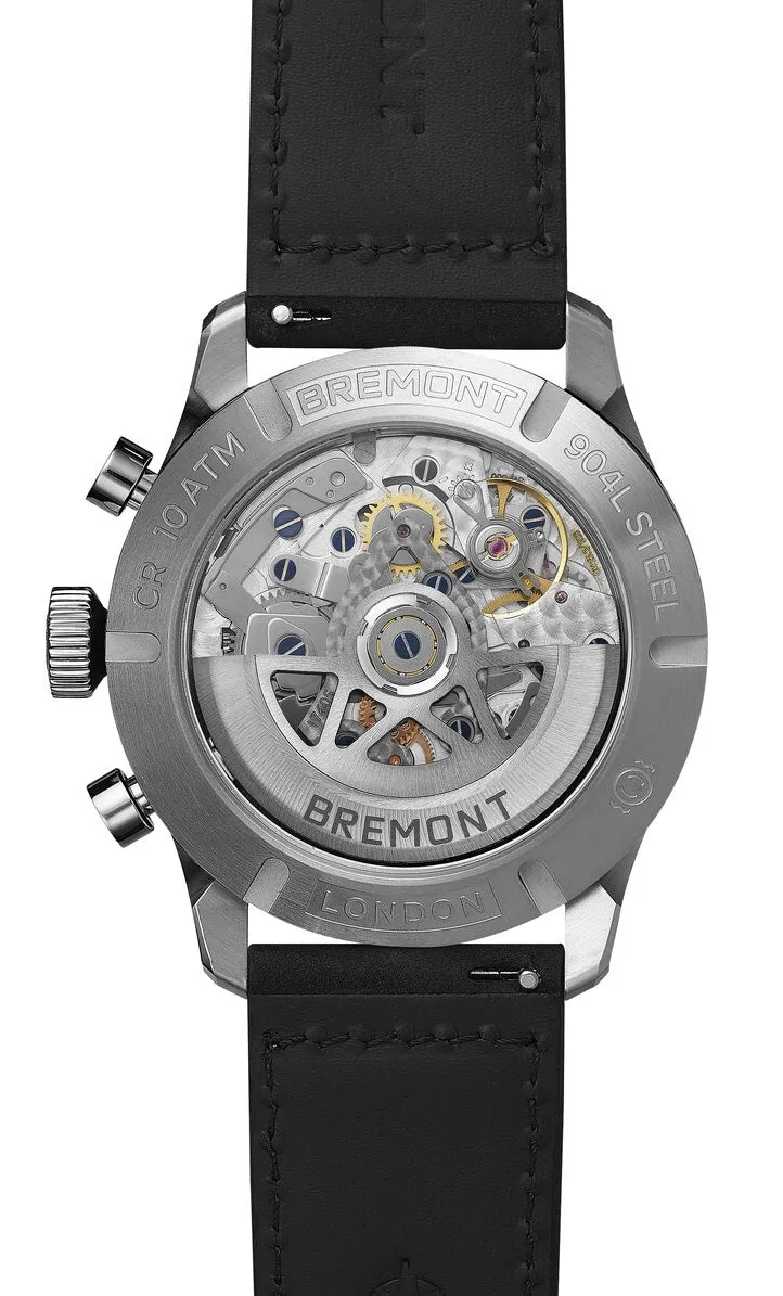 Bremont Altitude Chronograph GMT Black Leather Watch sold by C.W. Sellors product image thumbnail 3