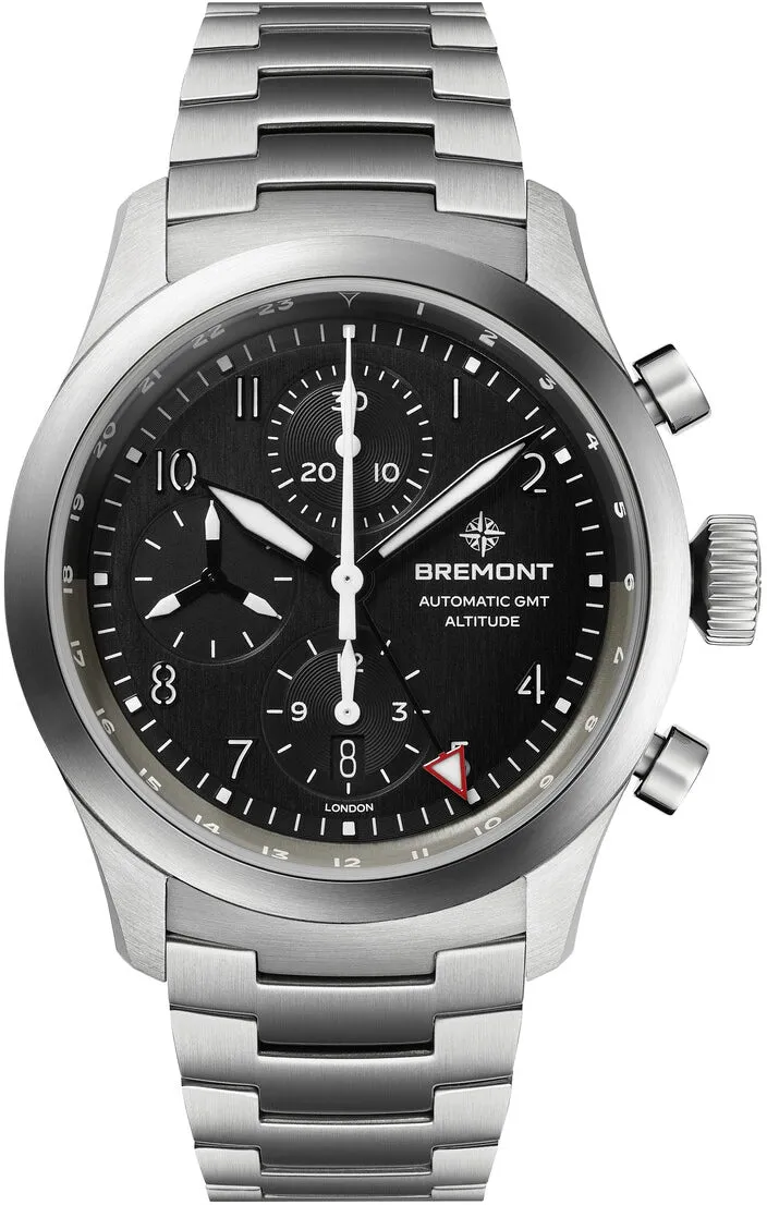 Bremont Altitude Chronograph GMT Black Bracelet Watch sold by C.W. Sellors