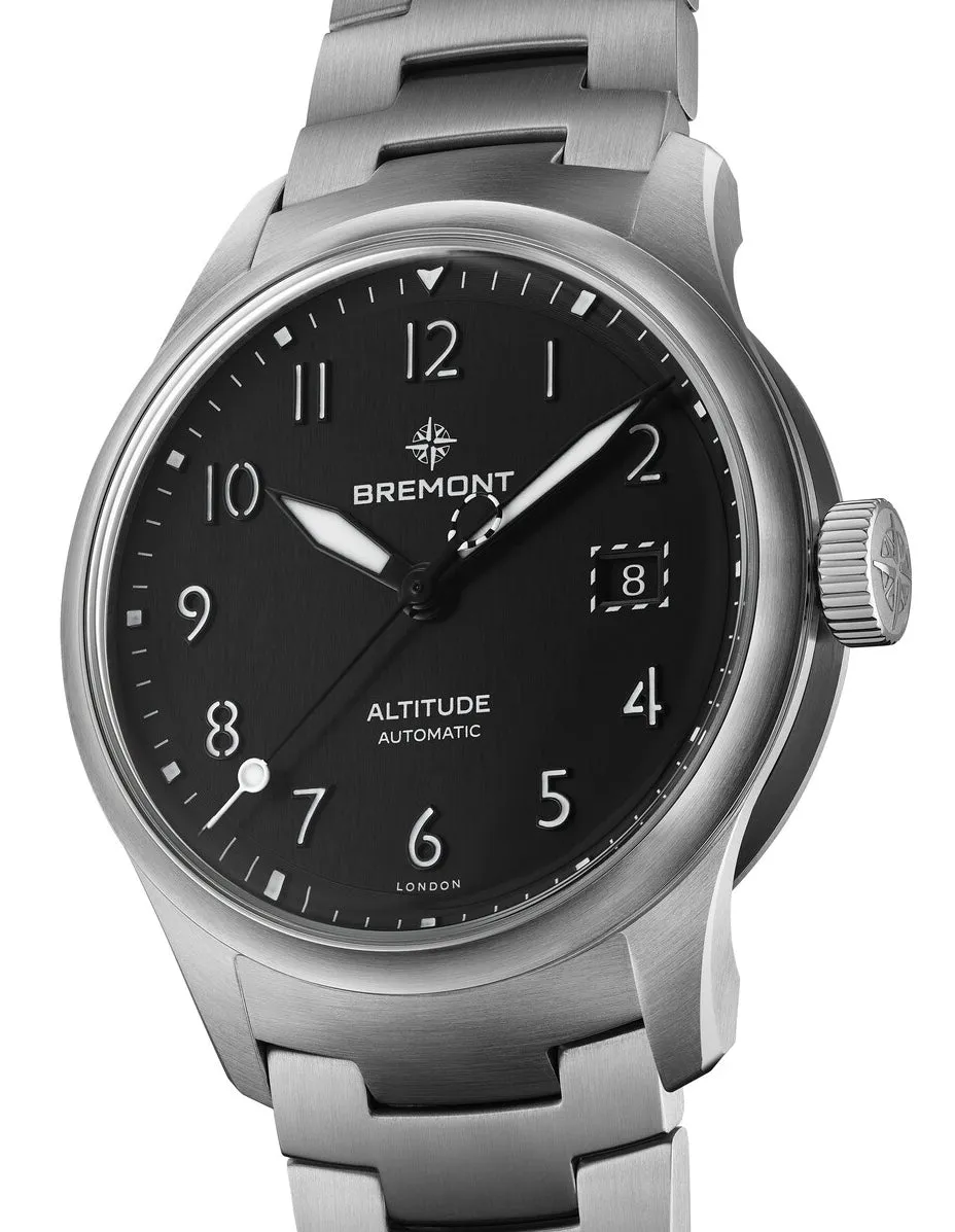 Bremont Altitude 39 Date Black Bracelet Watch sold by C.W. Sellors product image thumbnail 2