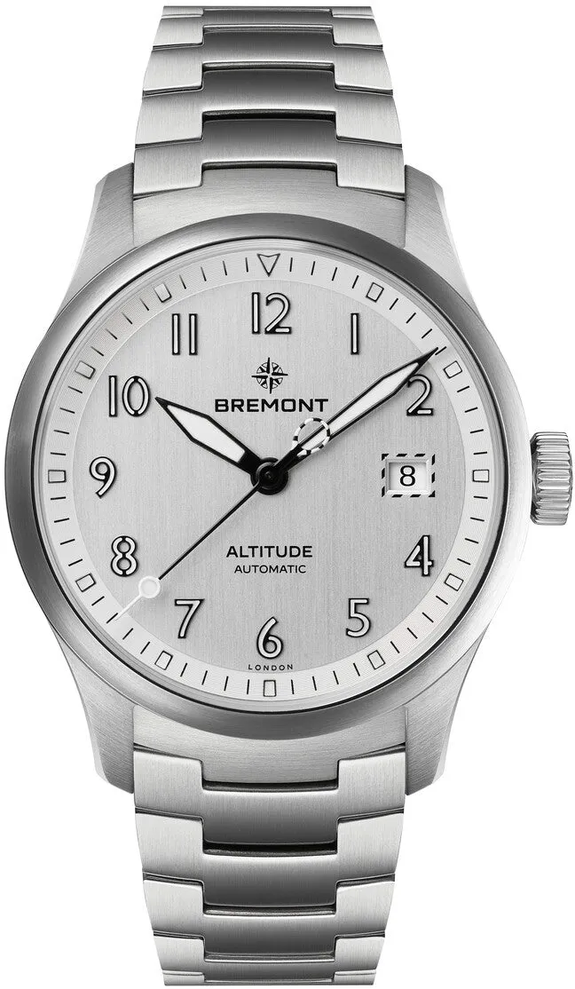 Bremont Altitude 39 Date Silver Bracelet Watch sold by C.W. Sellors