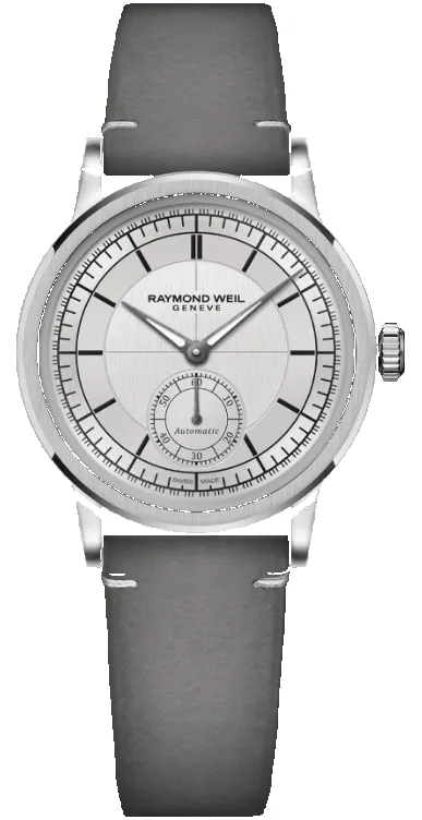 Raymond Weil Millesime Automatic Small Seconds Silver Watch sold by C.W. Sellors