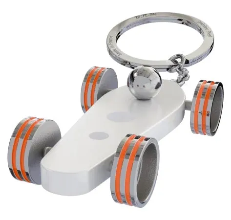 B.R.M. Key Ring Bolides by B.R.M White w Orange Wheel Support Ring sold by C.W. Sellors